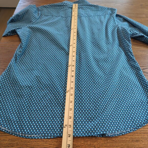 Roper Womens Blue Western Shirt size‎ XL Long Sleeve Snap Button Cowgirl - Picture 16 of 16